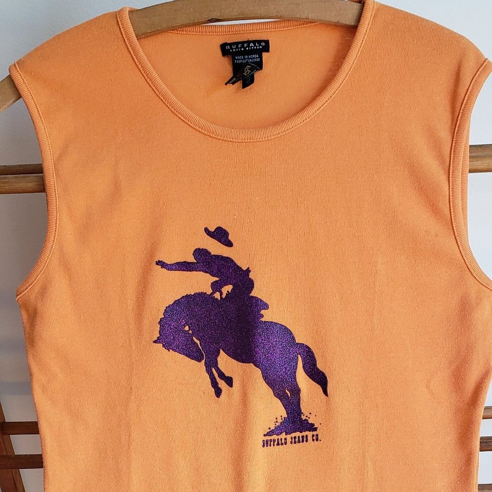 Buffalo Sleeveless T-Shirt Size L